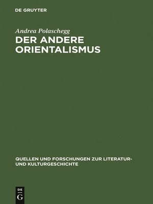 cover image of Der andere Orientalismus
